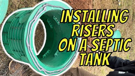 how to build a riser over my concrete distribution box|diy septic risers.